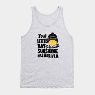 Your little ray of sarcastic sunshine funny slogan Tank Top